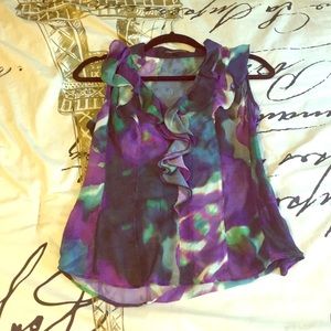 Express Sheer Dress Top